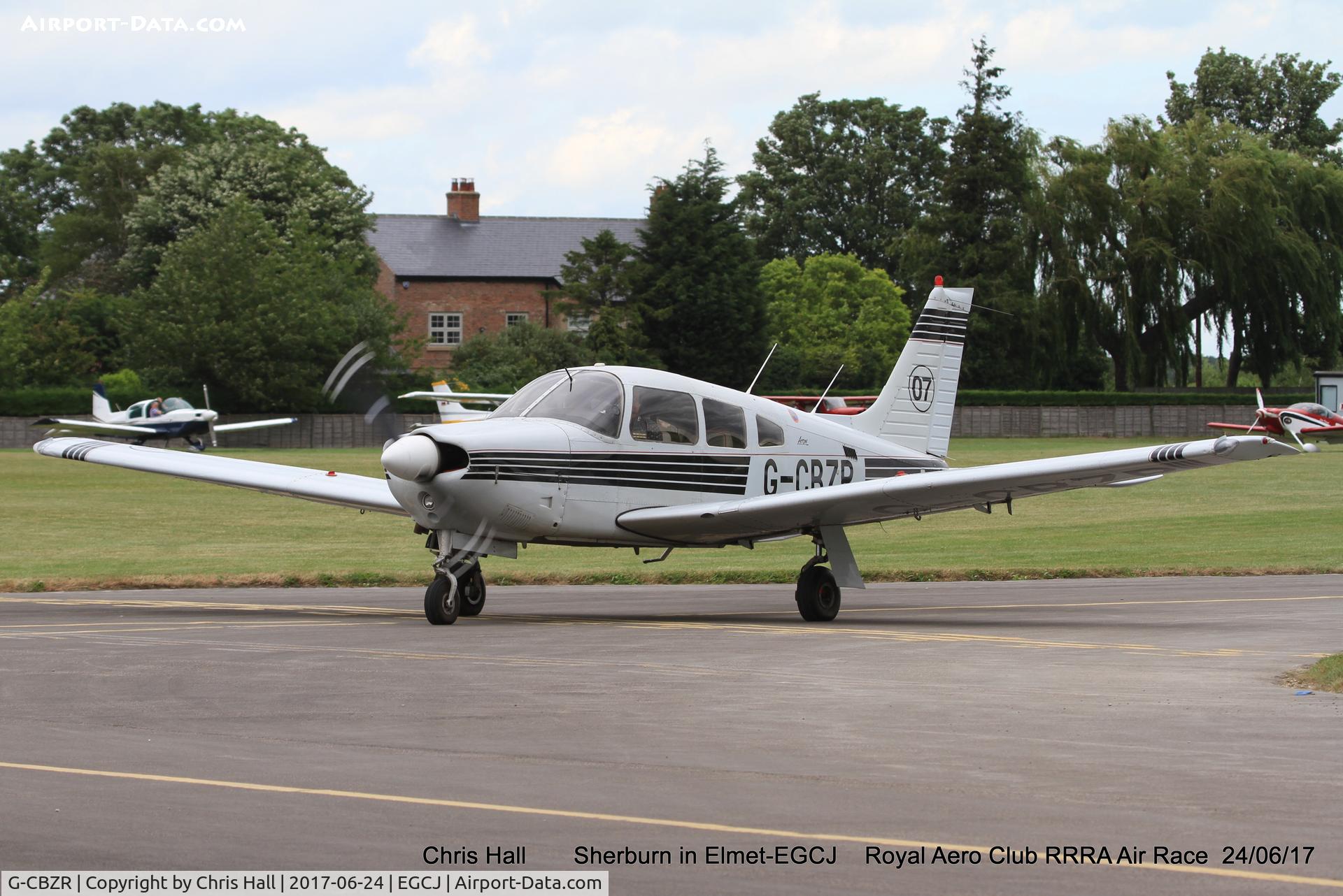 G-CBZR, 1989 Piper PA-28R-201 Cherokee Arrow III C/N 2837029, Royal Aero Club RRRA Air Race