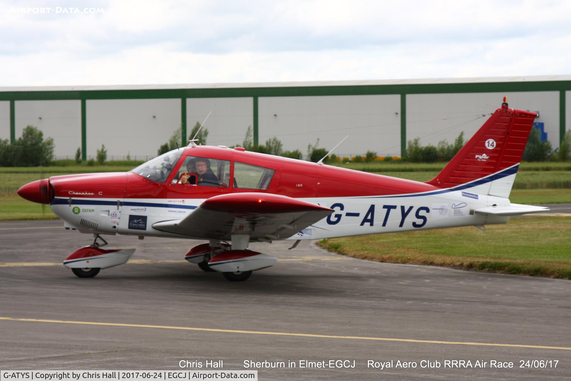 G-ATYS, 1966 Piper PA-28-180 Cherokee C/N 28-3296, Royal Aero Club RRRA Air Race