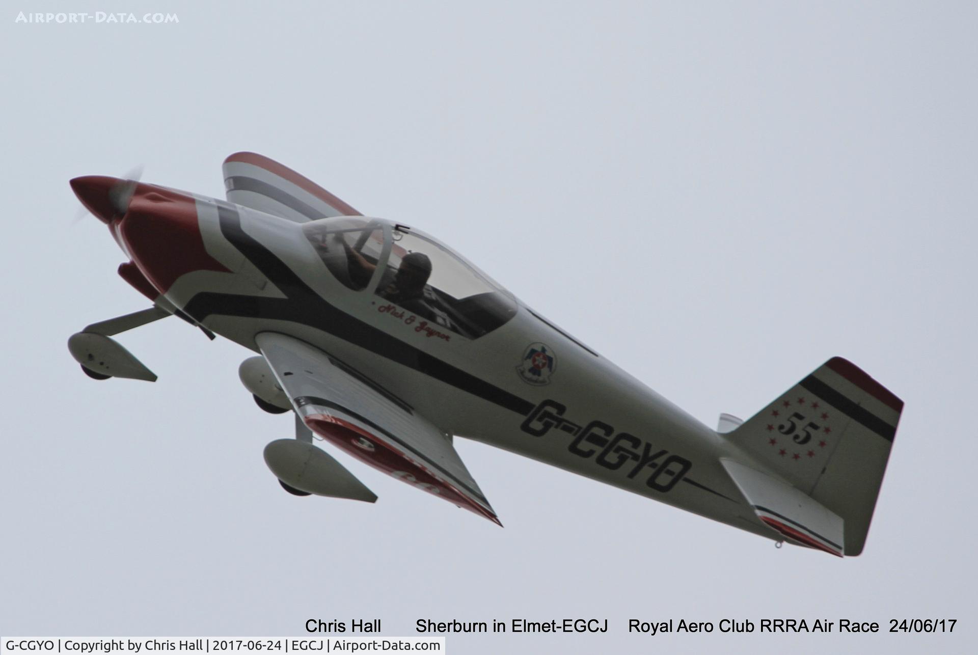 G-CGYO, 2005 Vans RV-6A C/N 24704, Royal Aero Club RRRA Air Race