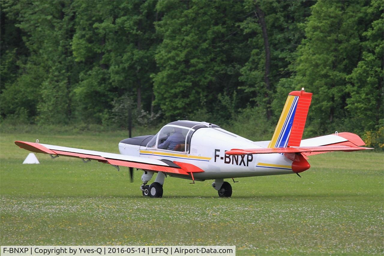 F-BNXP, Morane-Saulnier MS-880B Rallye Club C/N 839, Morane-Saulnier MS-880B Rallye Club, Landing rwy 28, La Ferté-Alais (LFFQ) Air show 2016