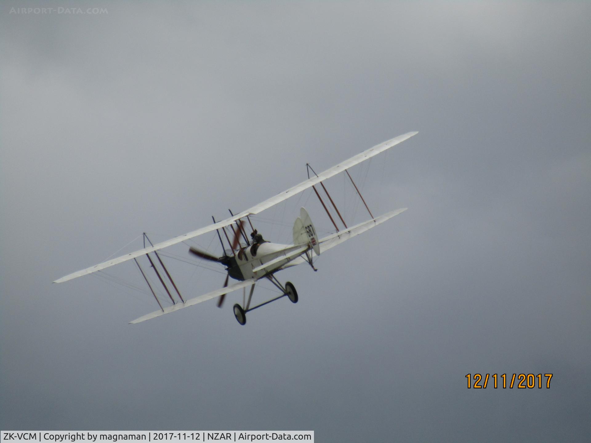 ZK-VCM, The Vintage Aviator BE2e-1 C/N 11233, turning turning
