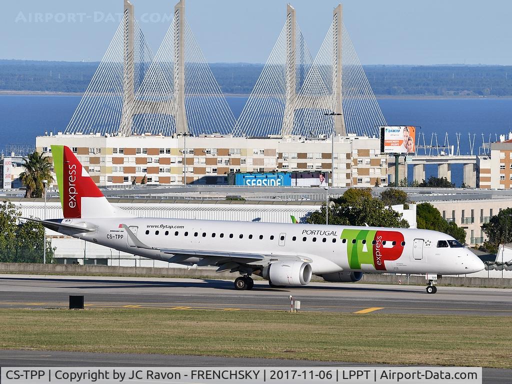 CS-TPP, 2011 Embraer 190LR (ERJ-190-100LR) C/N 19000441, TAP EXPRESS