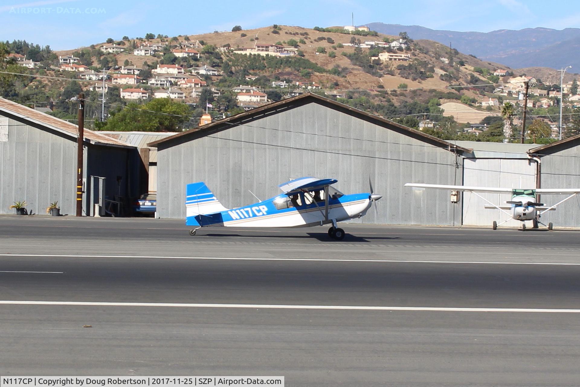 N117CP, American Champion 7GCBC Citabria C/N 1275-99, 1999 American Champion 7GCBC CITABRIA, Lycoming O-320 150 Hp, taxi to Rwy 22