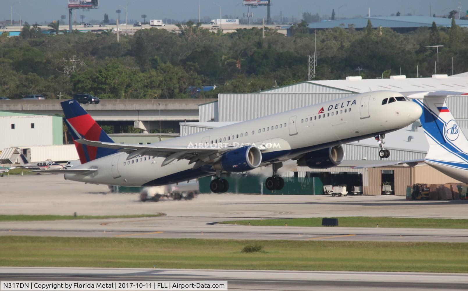 N317DN, 2017 Airbus A321-211 C/N 7373, Delta