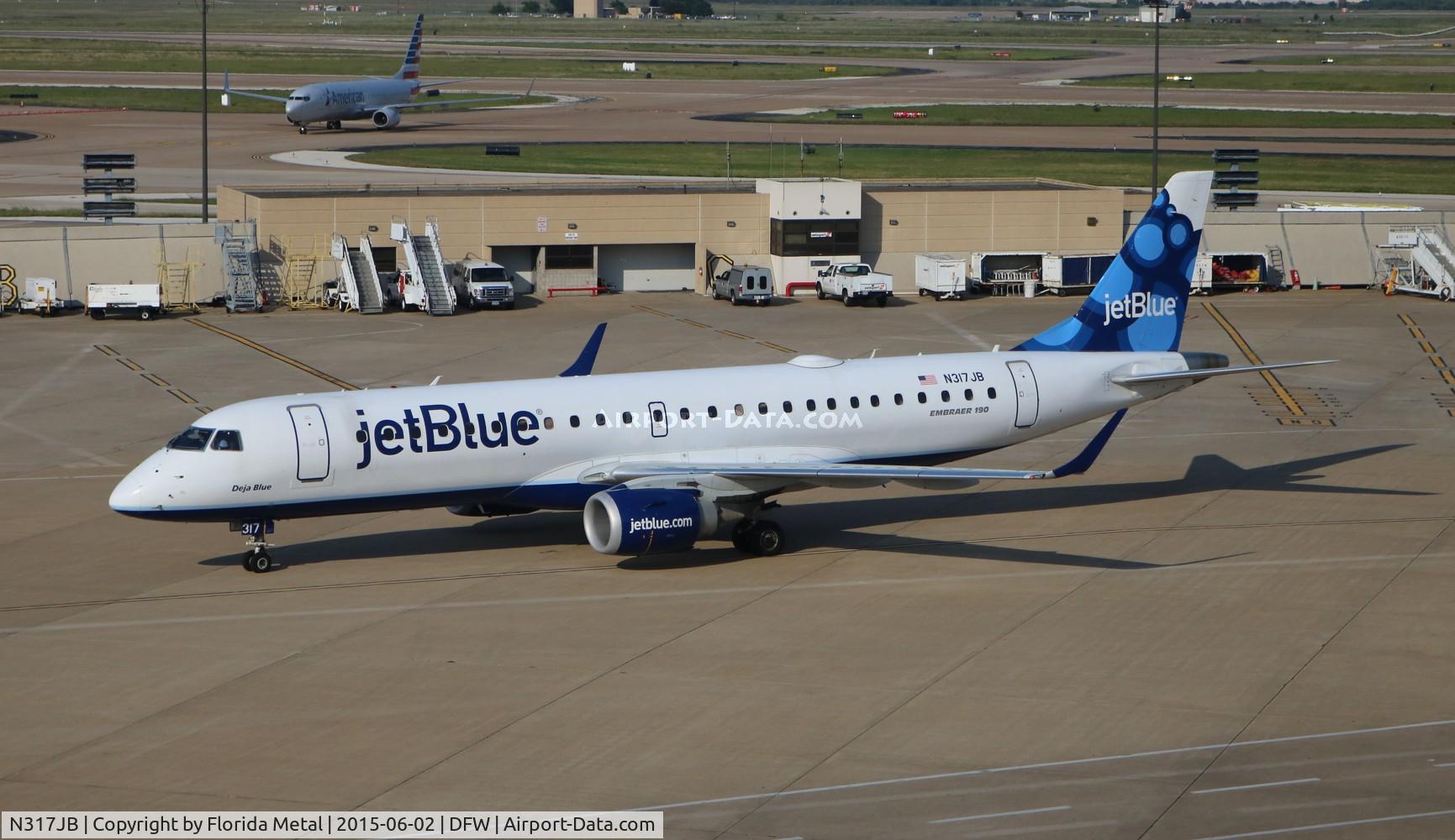 N317JB, 2010 Embraer ERJ-190-100 IGW 190AR C/N 19000363, Jet Blue