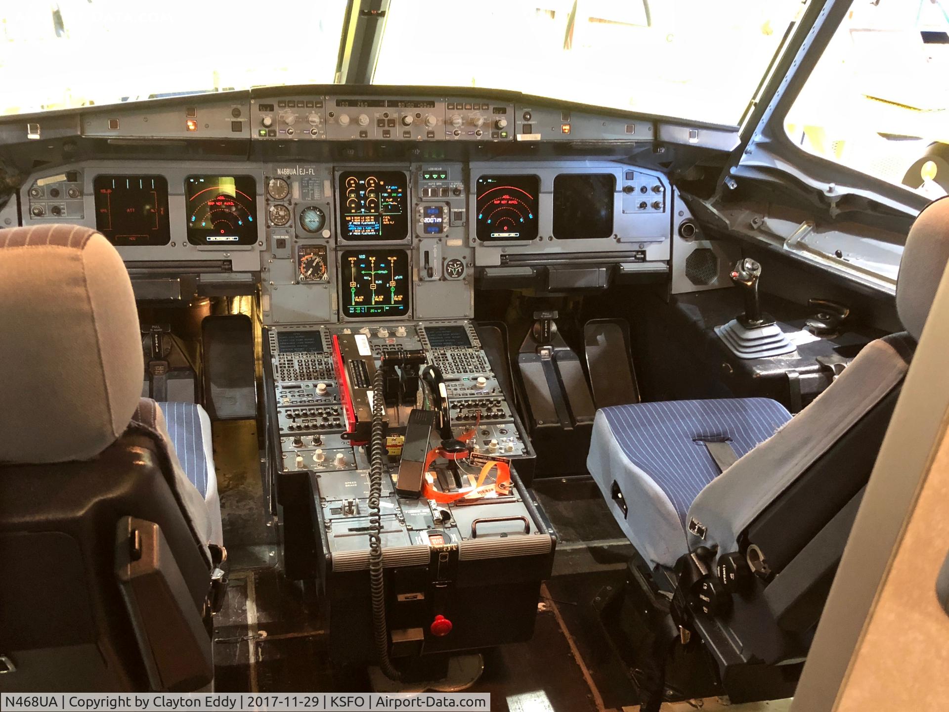 N468UA, 2000 Airbus A320-232 C/N 1363, SFO 2017.
