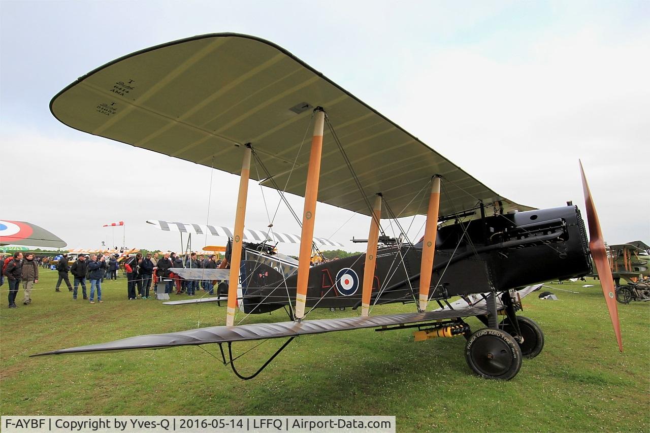 F-AYBF, Bristol F.2B Fighter C/N C794, Bristol F.2B Fighter, Static display, La Ferté-Alais airfield (LFFQ) Airshow 2016