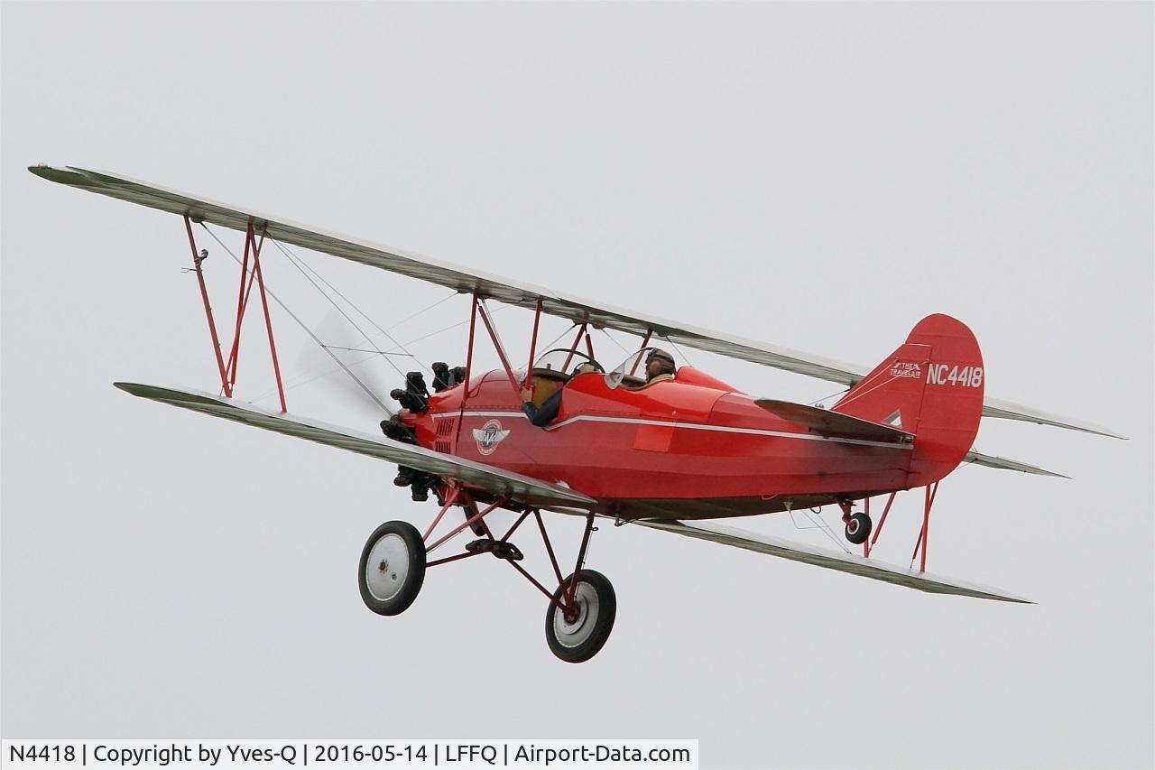 N4418, 1928 Curtiss-Wright Travel Air 4000 C/N 378, Curtiss Wright TRAVEL AIR 4000, On display, La Ferté-Alais airfield (LFFQ) Air show 2016