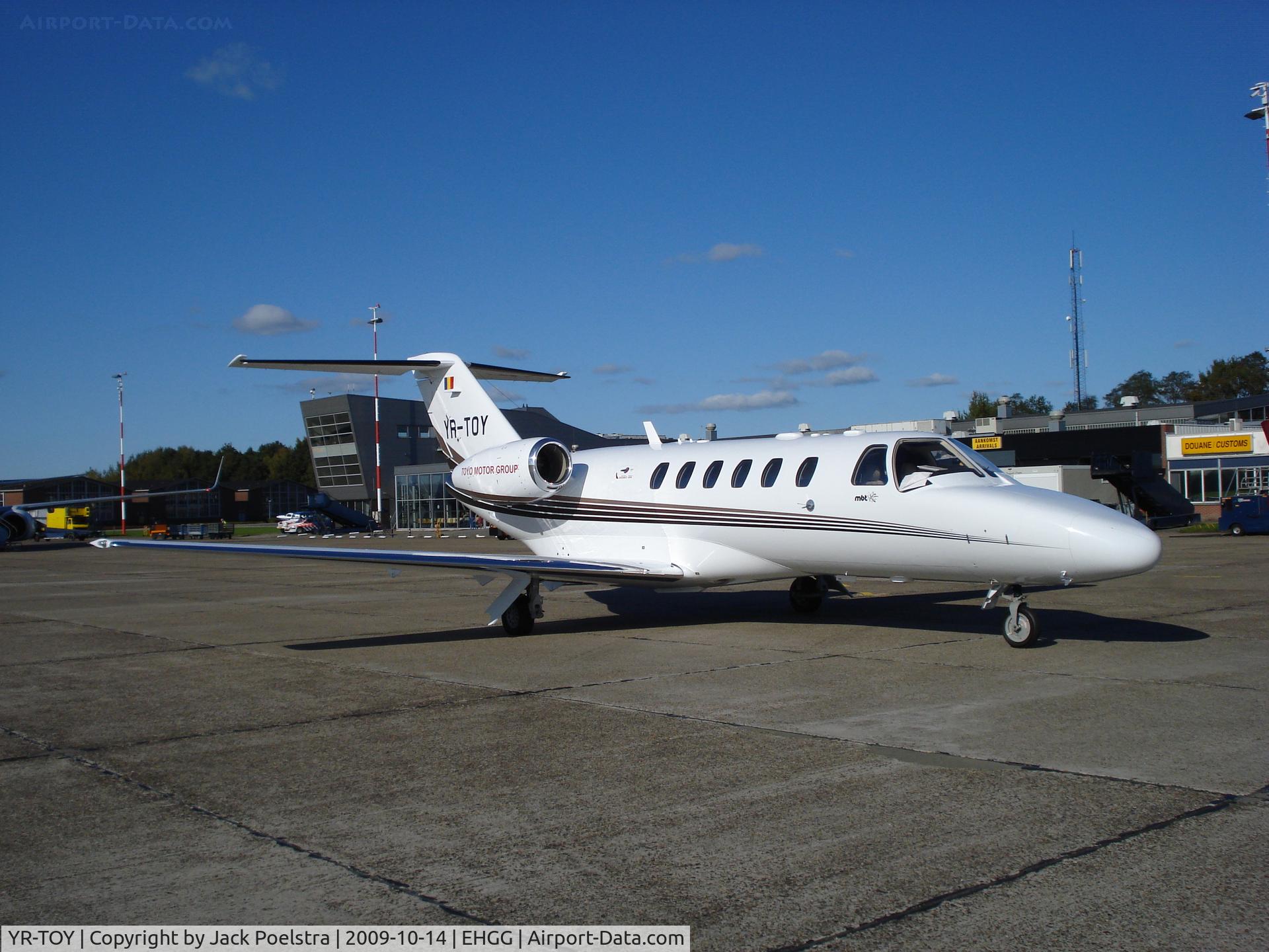 YR-TOY, Cessna 525 Citation Jet C/N 525a-0455, at Groningen airport