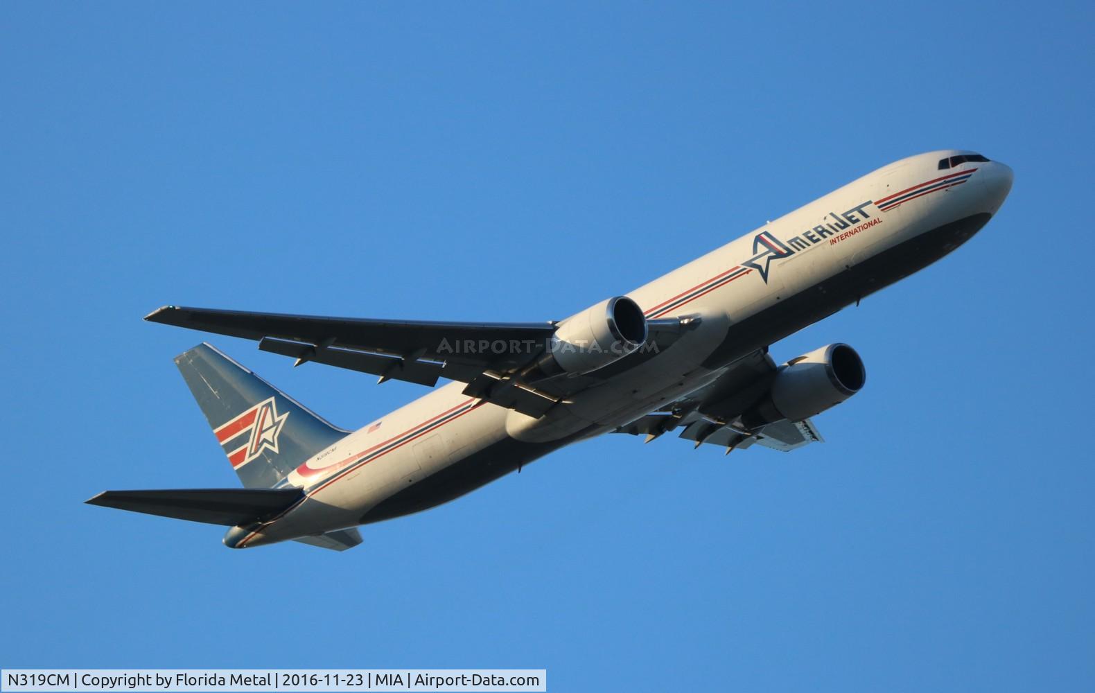 N319CM, 1988 Boeing 767-338 C/N 24407, Amerijet