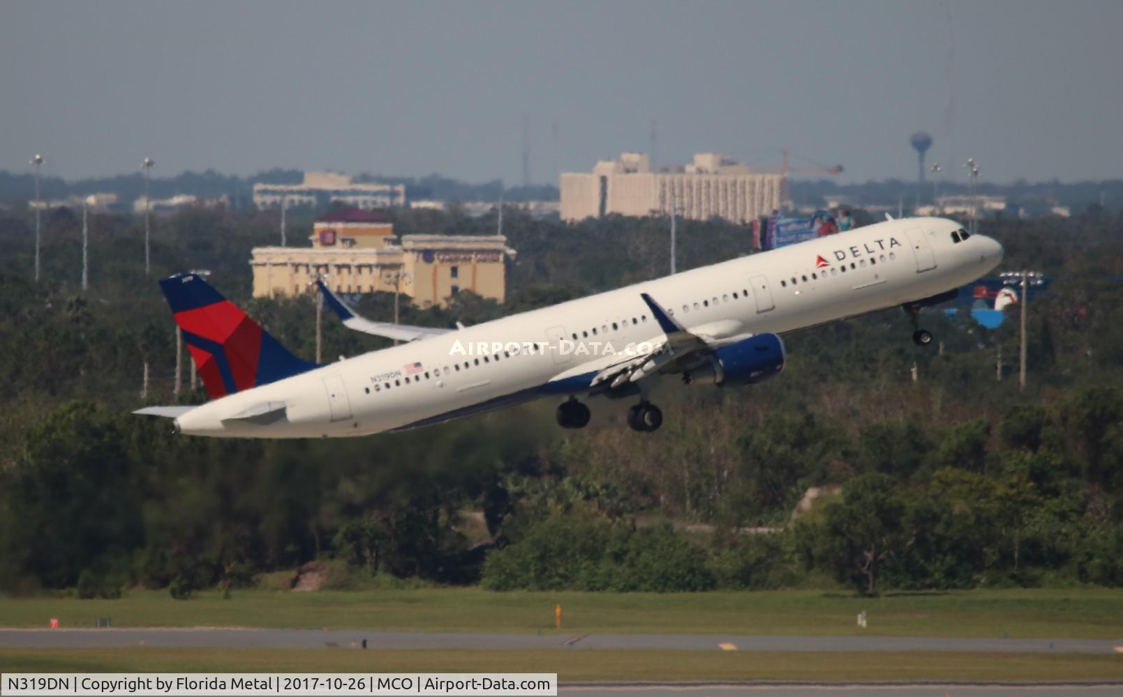 N319DN, 2017 Airbus A321-211 C/N 7479, Delta