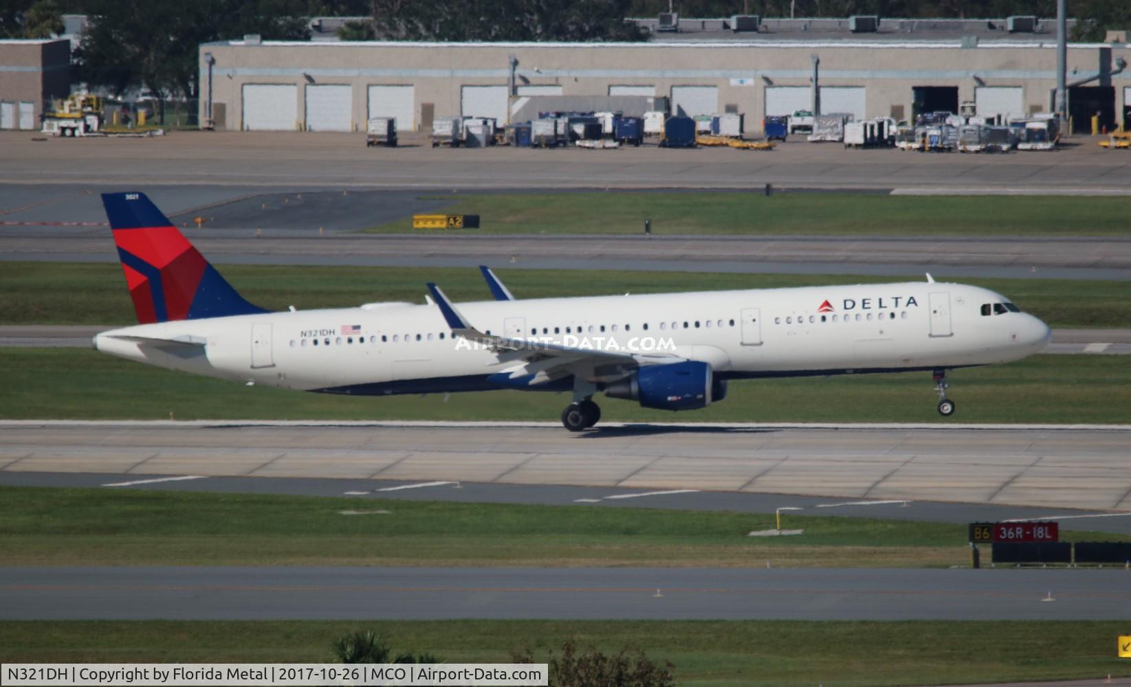 N321DH, 2017 Airbus A321-211 C/N 7592, Delta