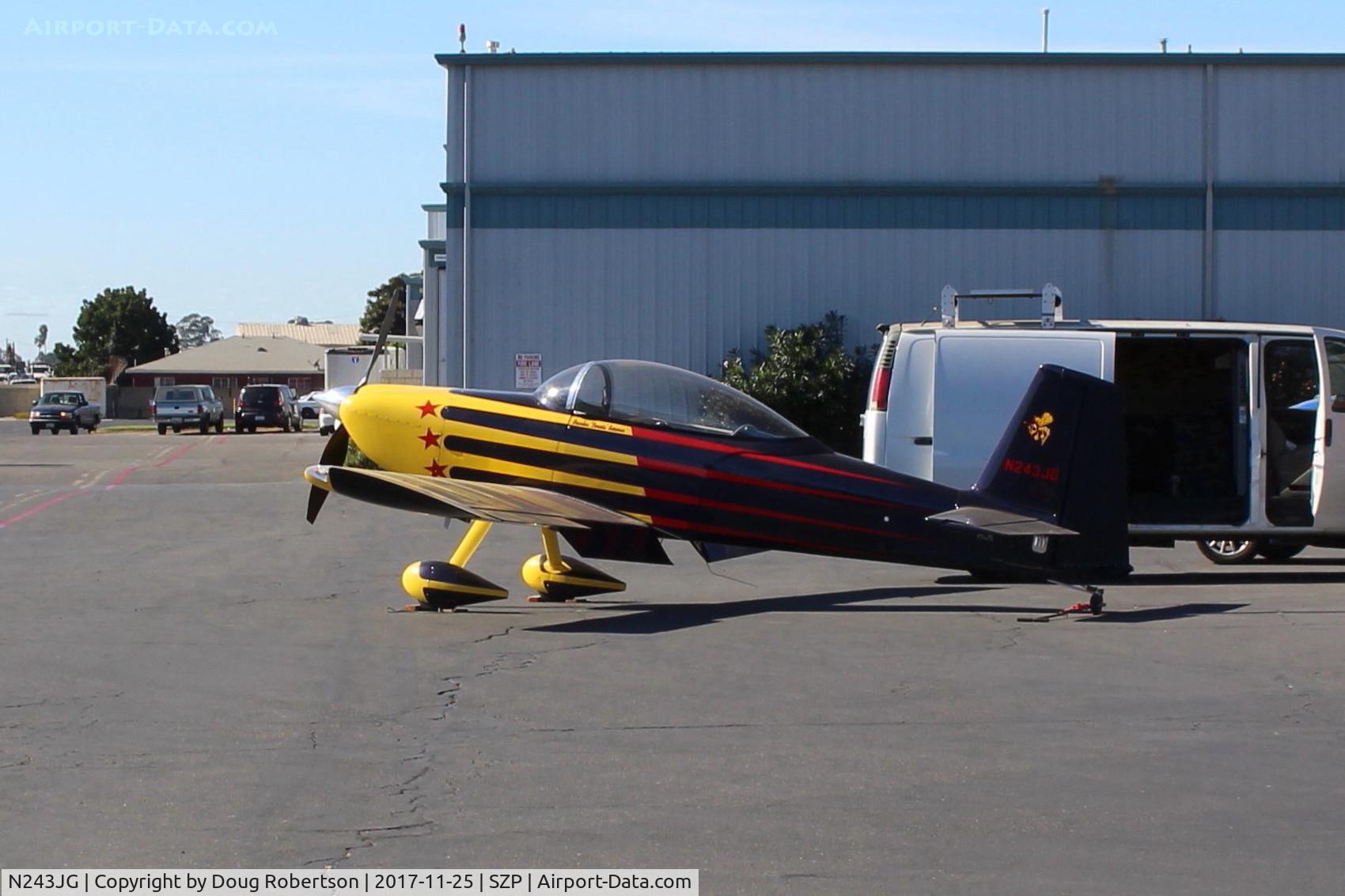 N243JG, 2001 Vans RV-8 C/N 80669, 2001 Grubbs VAN's RV-8, Lycoming IO-360