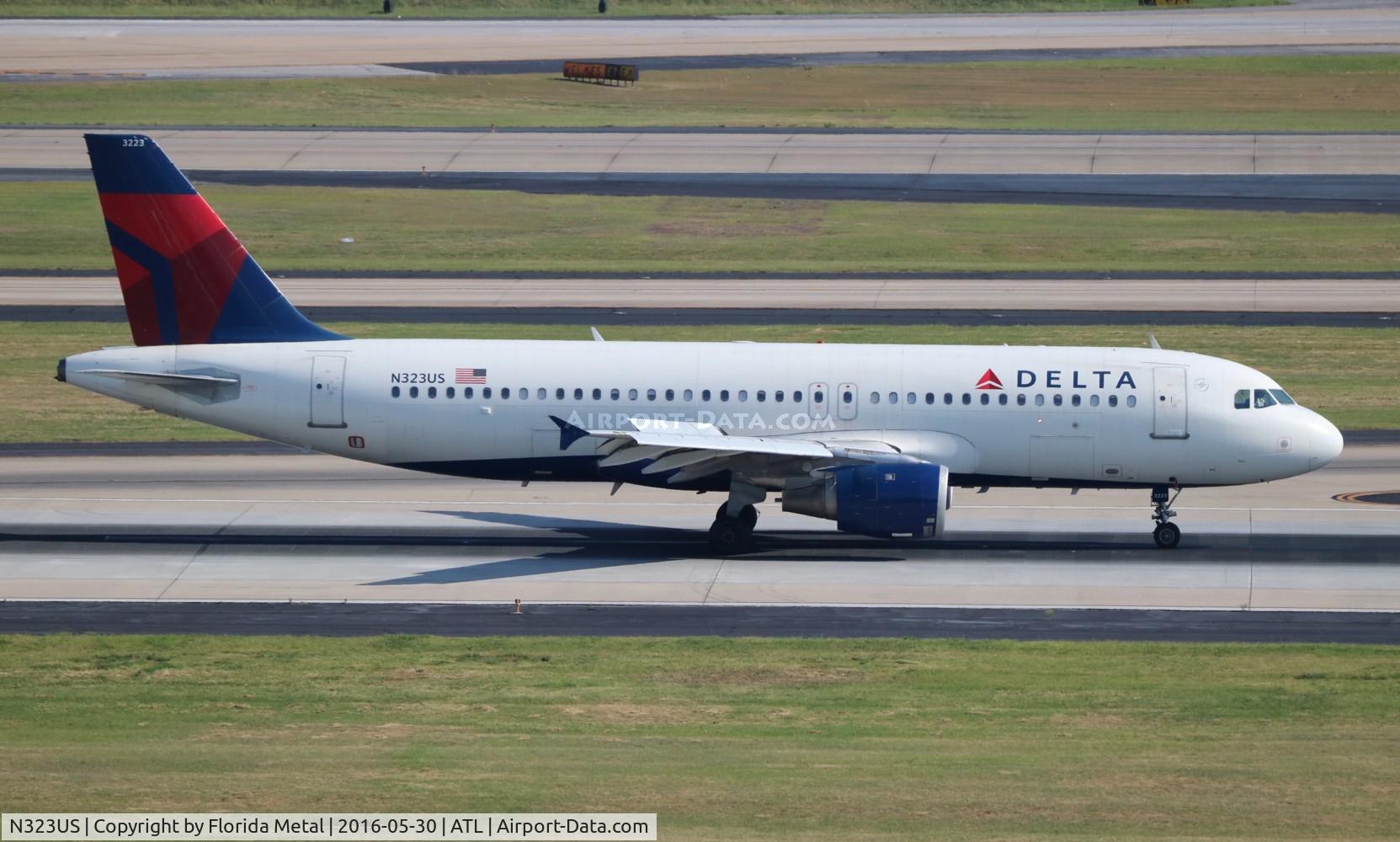 N323US, 1992 Airbus A320-211 C/N 272, Delta