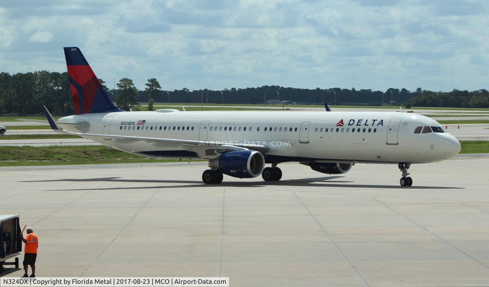 N324DX, 2017 Airbus A321-211 C/N 7765, Delta