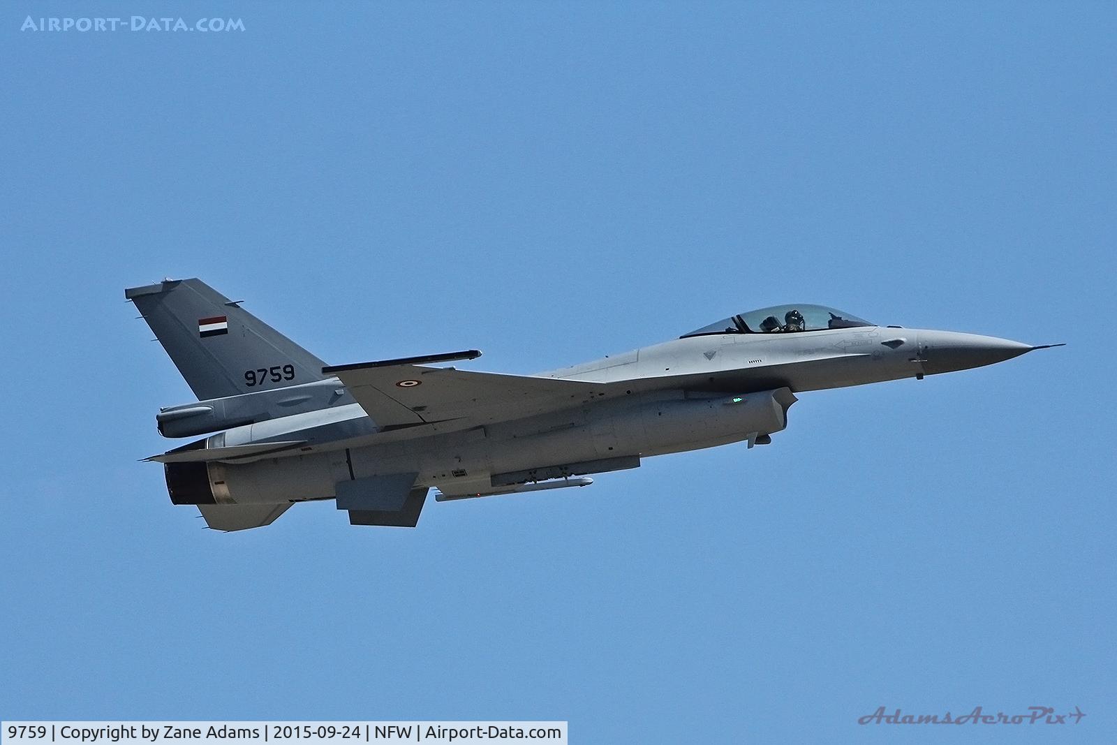 9759, 2010 Lockheed Martin F-16C Fighting Falcon C/N JJ-09, Iraqi F-16 departing NAS Fort Worth for a local test flight
