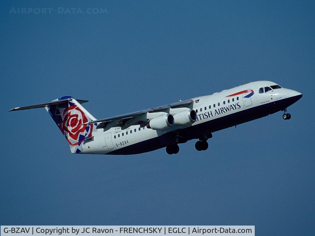 G-BZAV, 1998 British Aerospace Avro 146-RJ100 C/N E3331, 