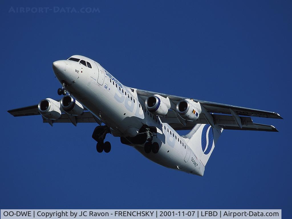 OO-DWE, 1998 British Aerospace Avro 146-RJ100 C/N E3327, SABENA / DAT Delta Air Transport