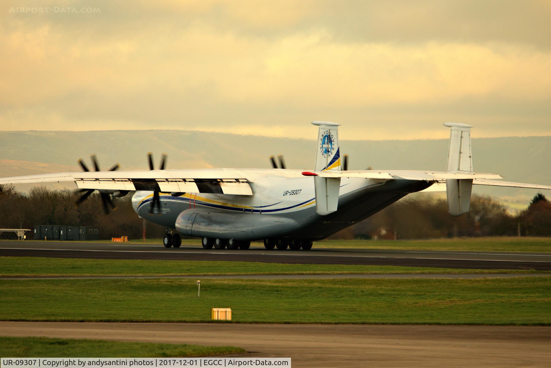 UR-09307, 1974 Antonov An-22A C/N 043481244, just landed