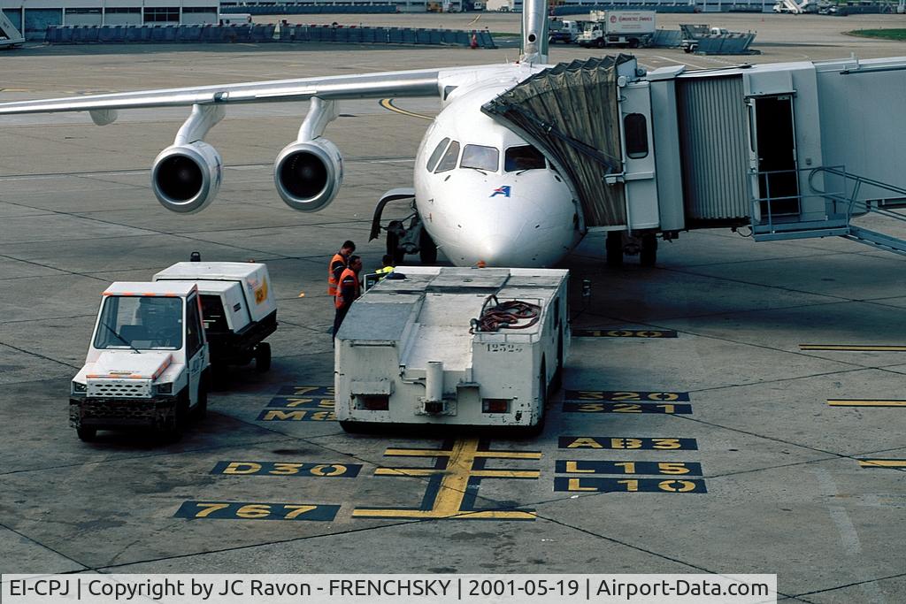 EI-CPJ, 1994 British Aerospace Avro 146-RJ70 C/N E1258, Azzurra Air at Paris Orly South