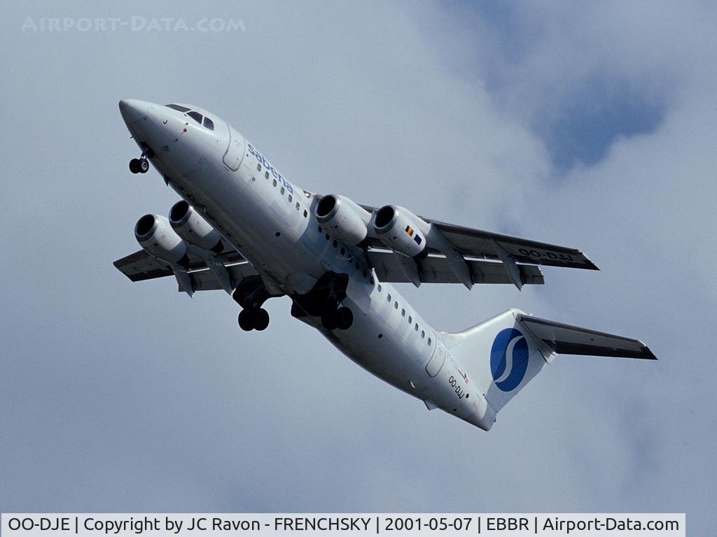 OO-DJE, 1990 British Aerospace BAe.146-200 C/N E2164, DAT Delta Air Transport (Stored at BRU 12/2008)