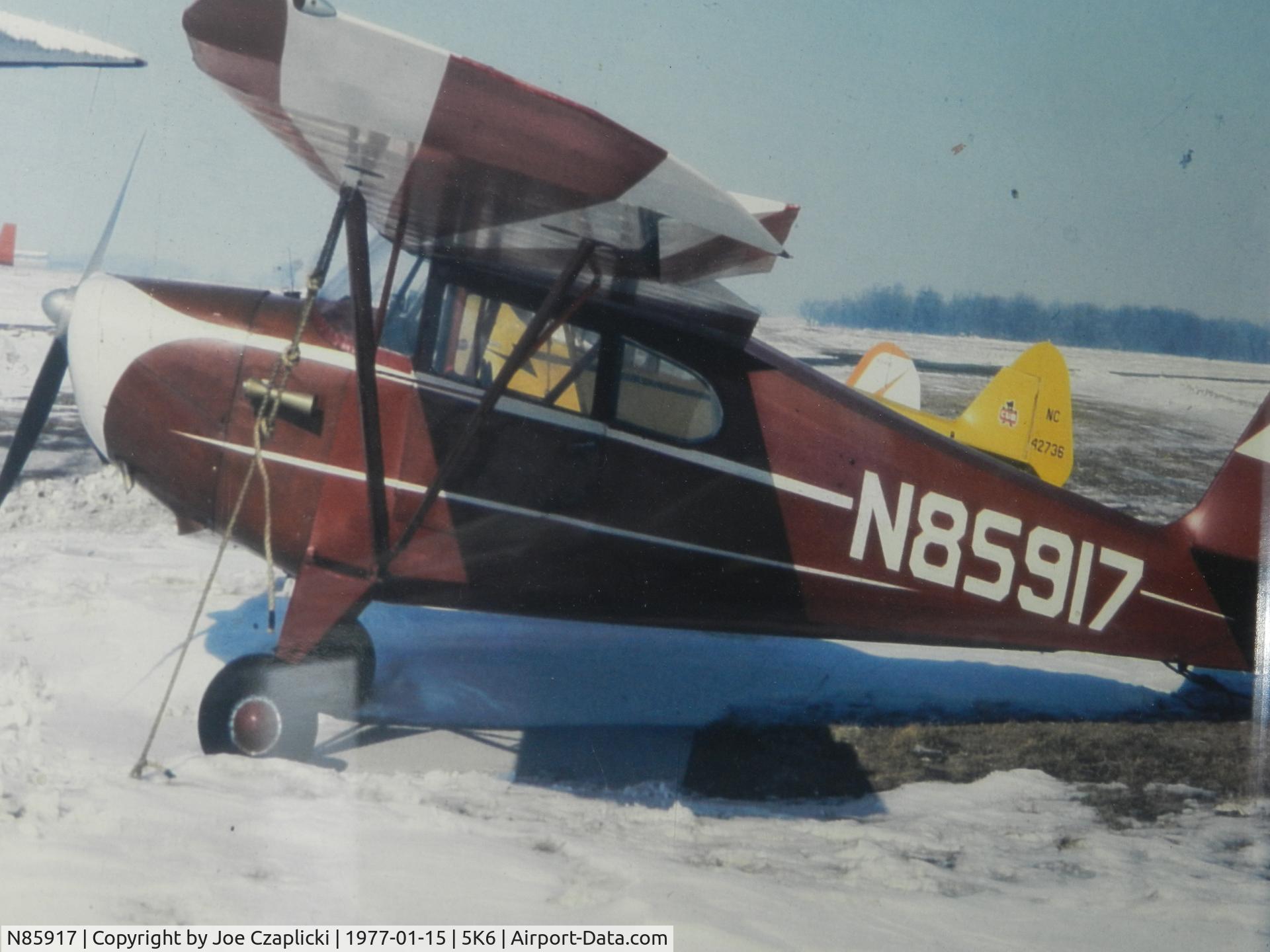 N85917, 1946 Aeronca 11AC Chief C/N 11AC-328, I owned N85917 in 1976, 77, 78