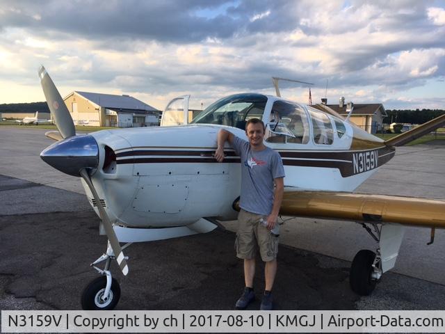 N3159V, 1947 Beech 35 Bonanza C/N D-589, Kyle 59V KMGJ 8-10-17