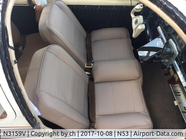 N3159V, 1947 Beech 35 Bonanza C/N D-589, Front seats redone $$$$