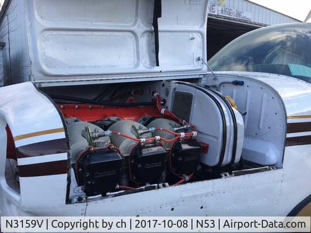 N3159V, 1947 Beech 35 Bonanza C/N D-589, 44 hrs smoh 11-30-17