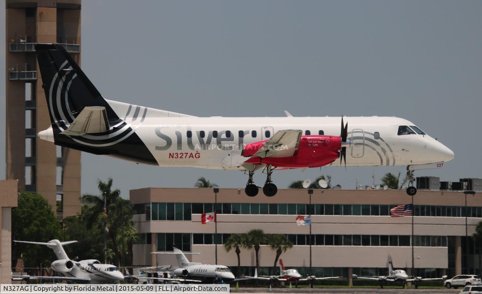 N327AG, 1997 Saab 340B C/N 340B-427, Silver