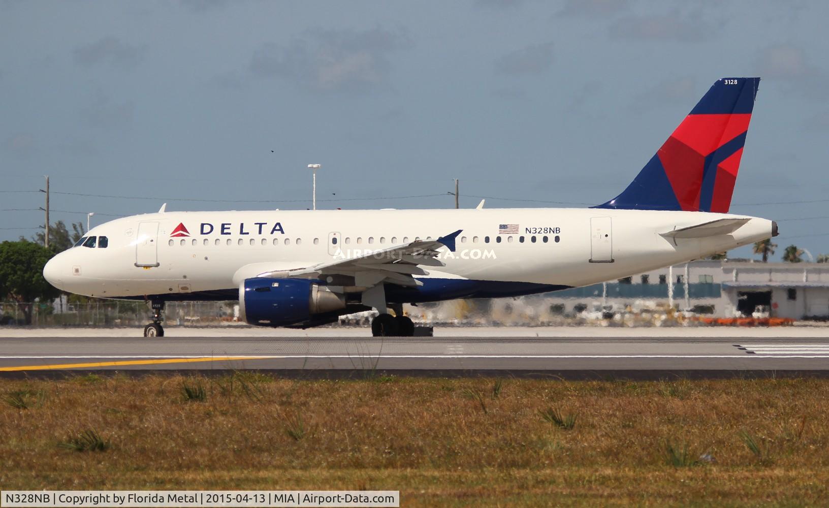 N328NB, 2001 Airbus A319-114 C/N 1520, Delta