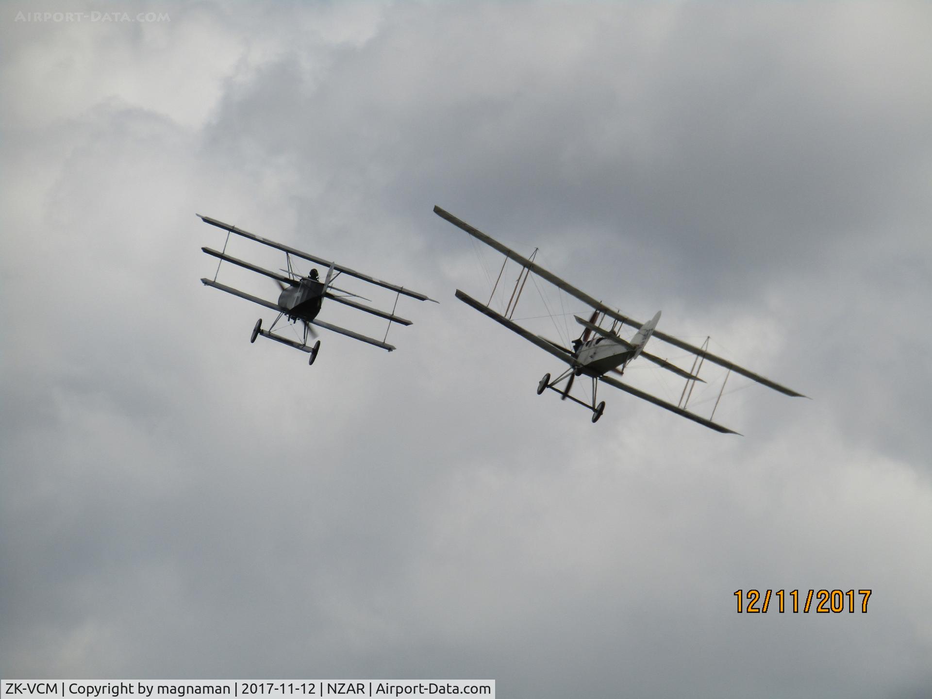 ZK-VCM, The Vintage Aviator BE2e-1 C/N 11233, bit windy if you are the pilot