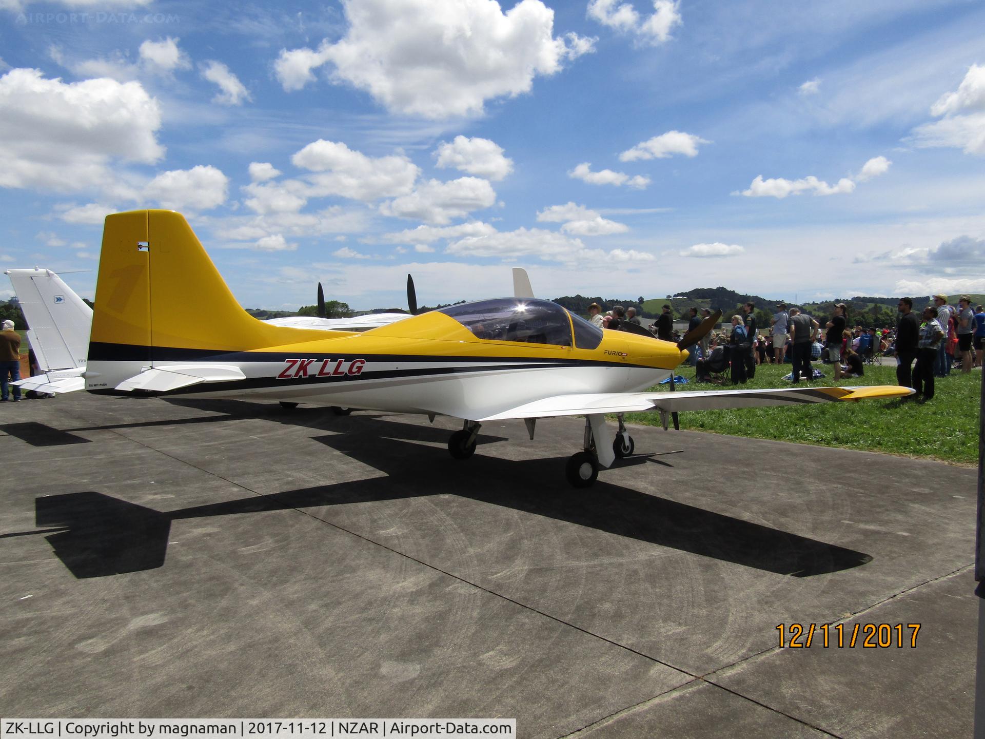 ZK-LLG, 2007 Falcomposite Furio LN 27 RG C/N 1, still possibly the only one in NZ