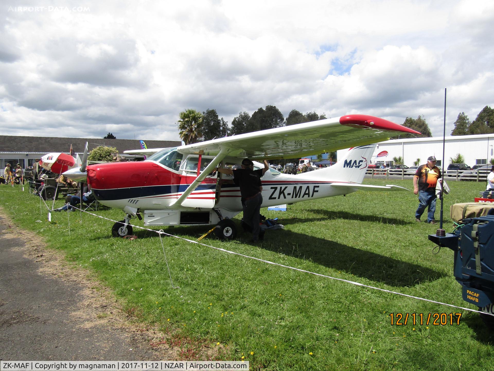ZK-MAF, 1980 Cessna U206G Stationair C/N U20605671, local ressy out at open day