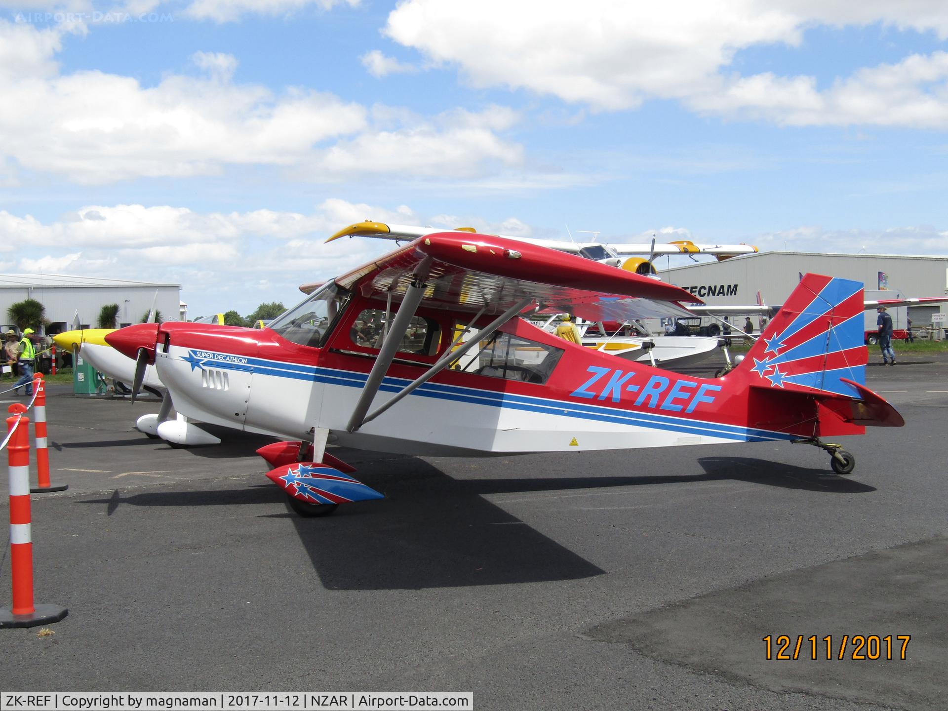 ZK-REF, American Aircraft Champion Super Decathalon C/N 741-95, at open day - ardmore