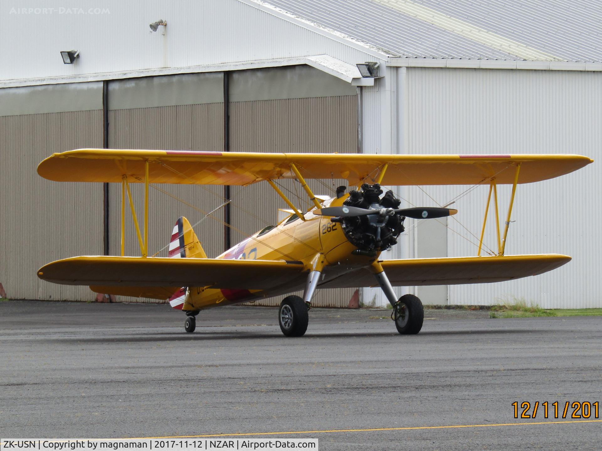 ZK-USN, 1946 Boeing A75N1(PT17) C/N 75-3655, ex USN i guess