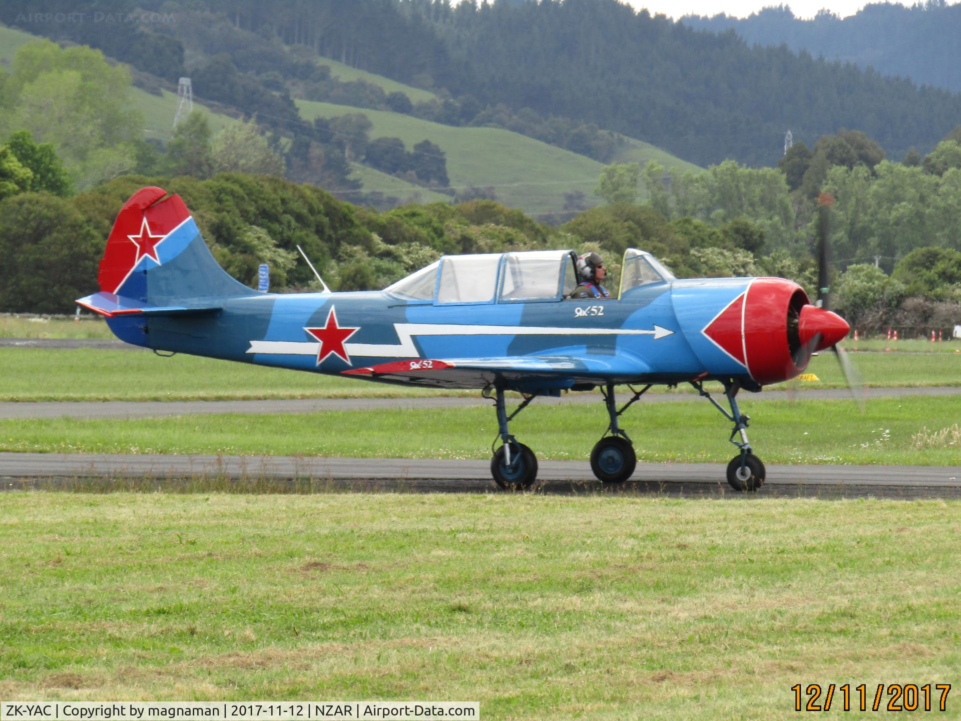 ZK-YAC, Yakovlev Yak-52 C/N 822108, guess when this was taken