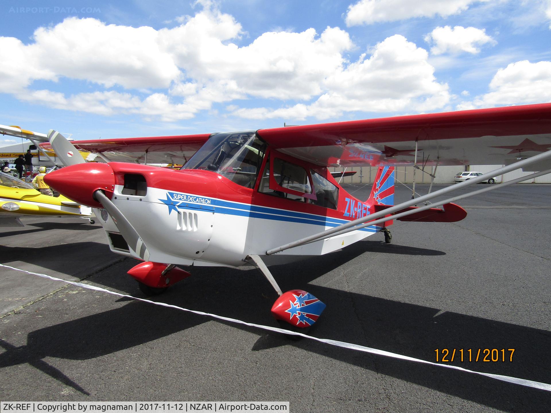 ZK-REF, American Aircraft Champion Super Decathalon C/N 741-95, nice scheme