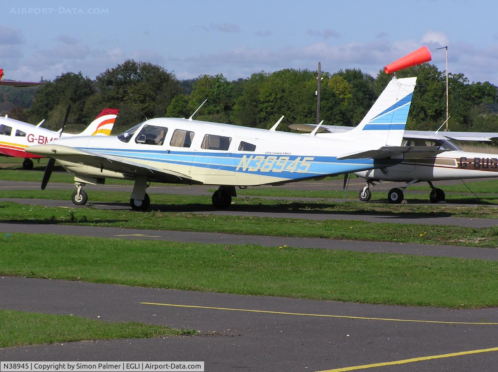 N38945, 1977 Piper PA-32R-300 Cherokee Lance C/N 32R-7780490, Location Panshanger