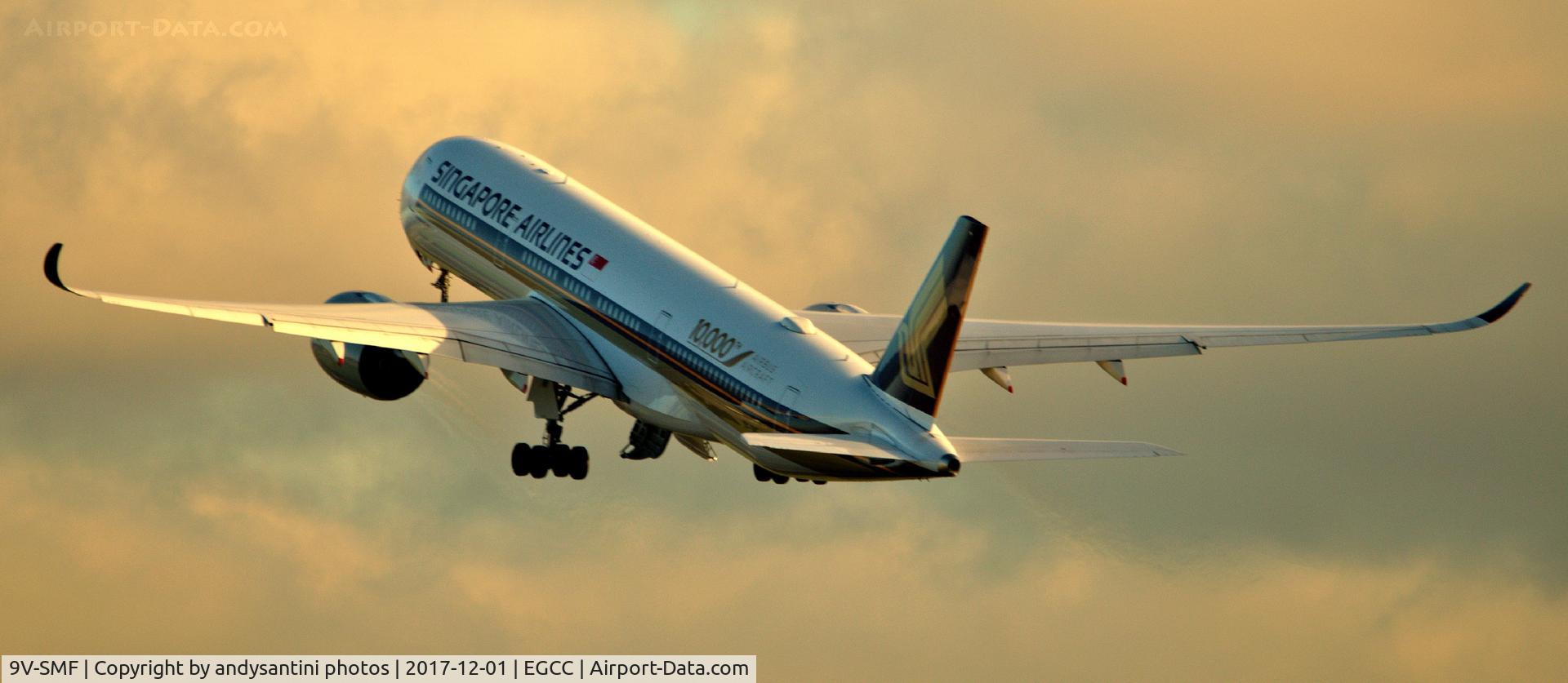 9V-SMF, 2016 Airbus A350-941 C/N 054, just taken off