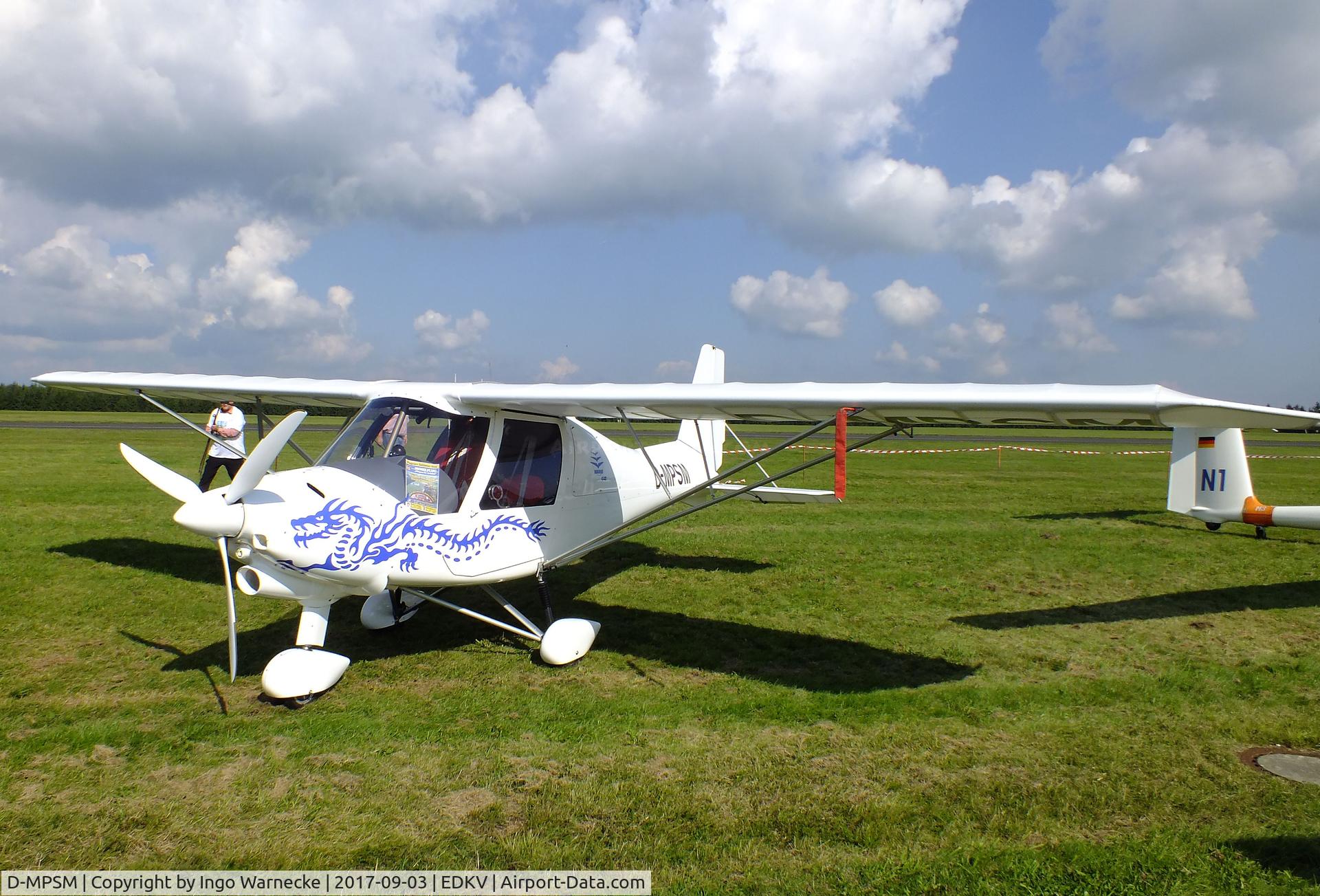 D-MPSM, Comco Ikarus C42 C/N Not found D-MPSM, Comco Ikarus C42 at the Dahlemer Binz 60th jubilee airfield display
