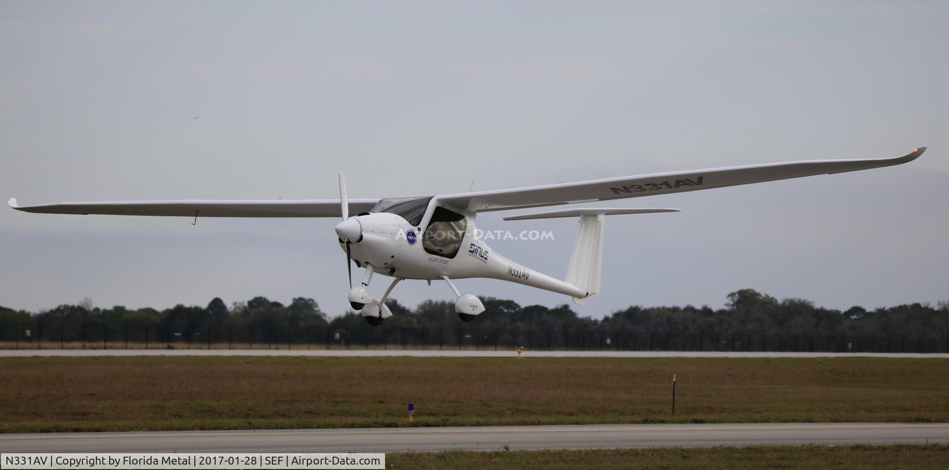 N331AV, 2015 Pipistrel Sinus 912 LSA C/N 736 SFN 912 LSA, Sinus 912