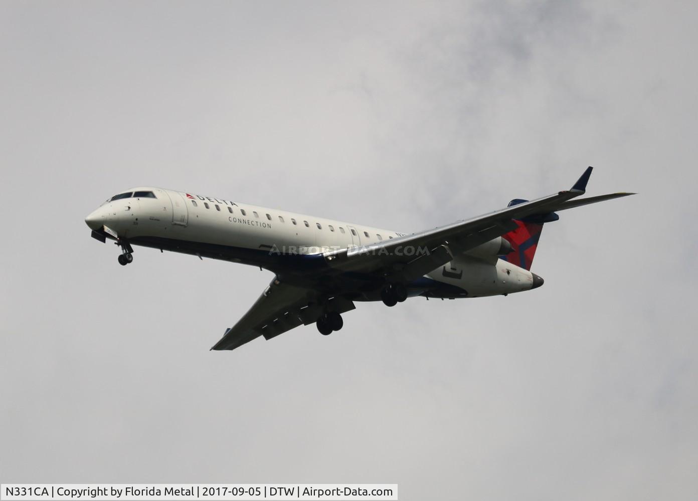 N331CA, 2002 Bombardier CRJ-701ER (CL-600-2C10) Regional Jet C/N 10061, Delta Connection
