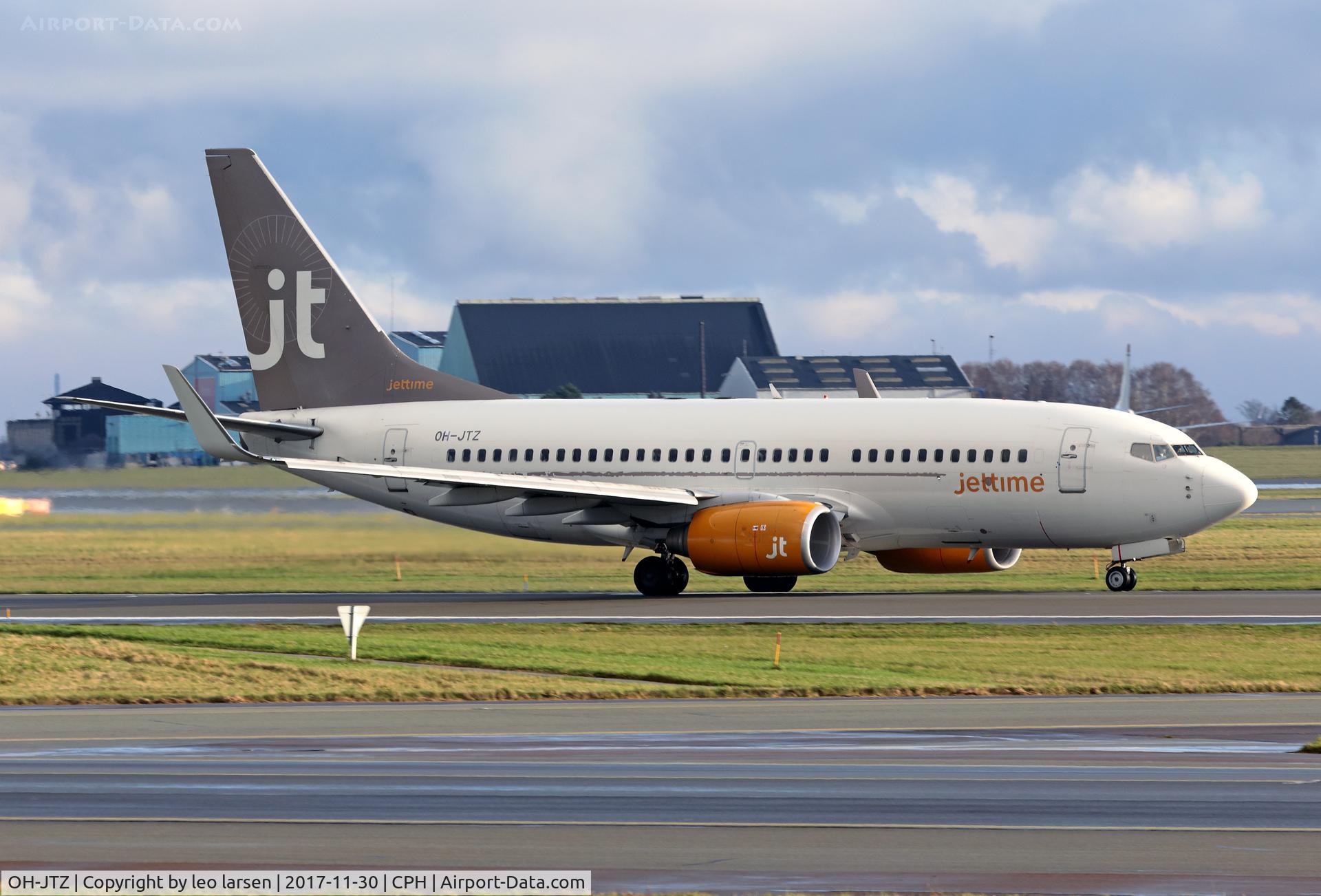 OH-JTZ, 1999 Boeing 737-73S C/N 29083, Copenhagen 30.11.2017