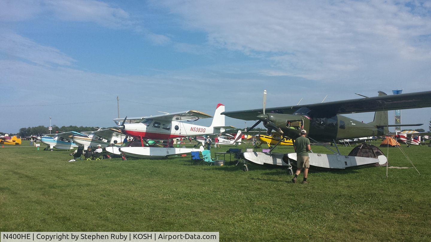 N400HE, 1985 Helio H-800 Courier C/N H-22, Helio Gathering 2017, Wittman Regional Airport, KOSH.