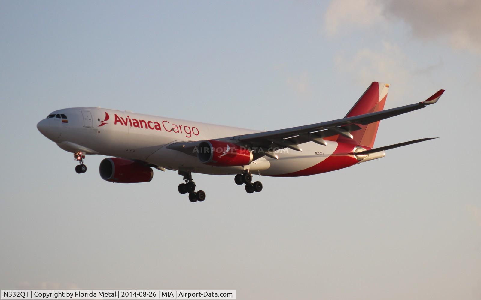 N332QT, 2013 Airbus A330-243F C/N 1428, Avianca Cargo