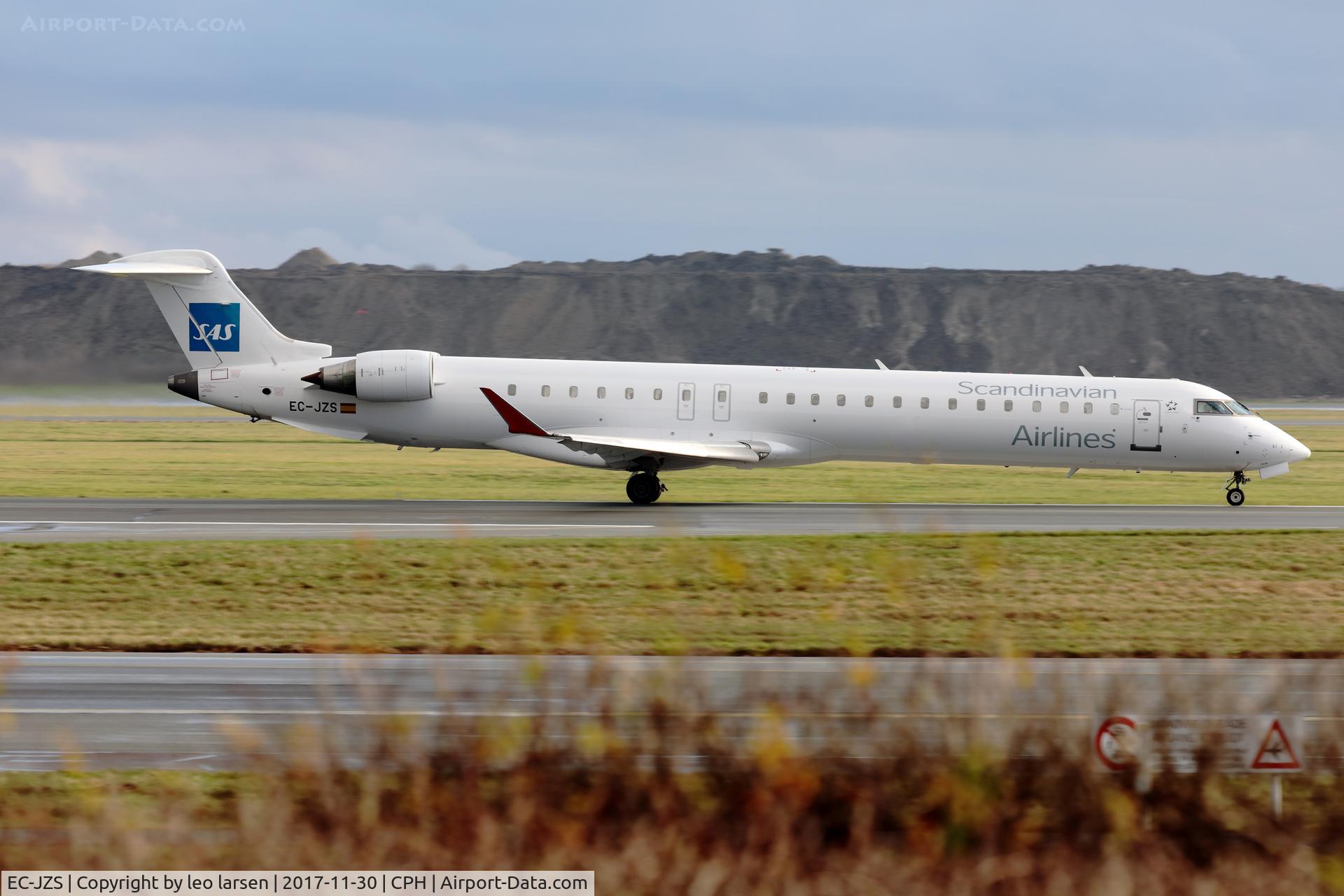 EC-JZS, 2007 Bombardier CRJ-900 (CL-600-2D24) C/N 15111, Copenhagen 30.11.2017