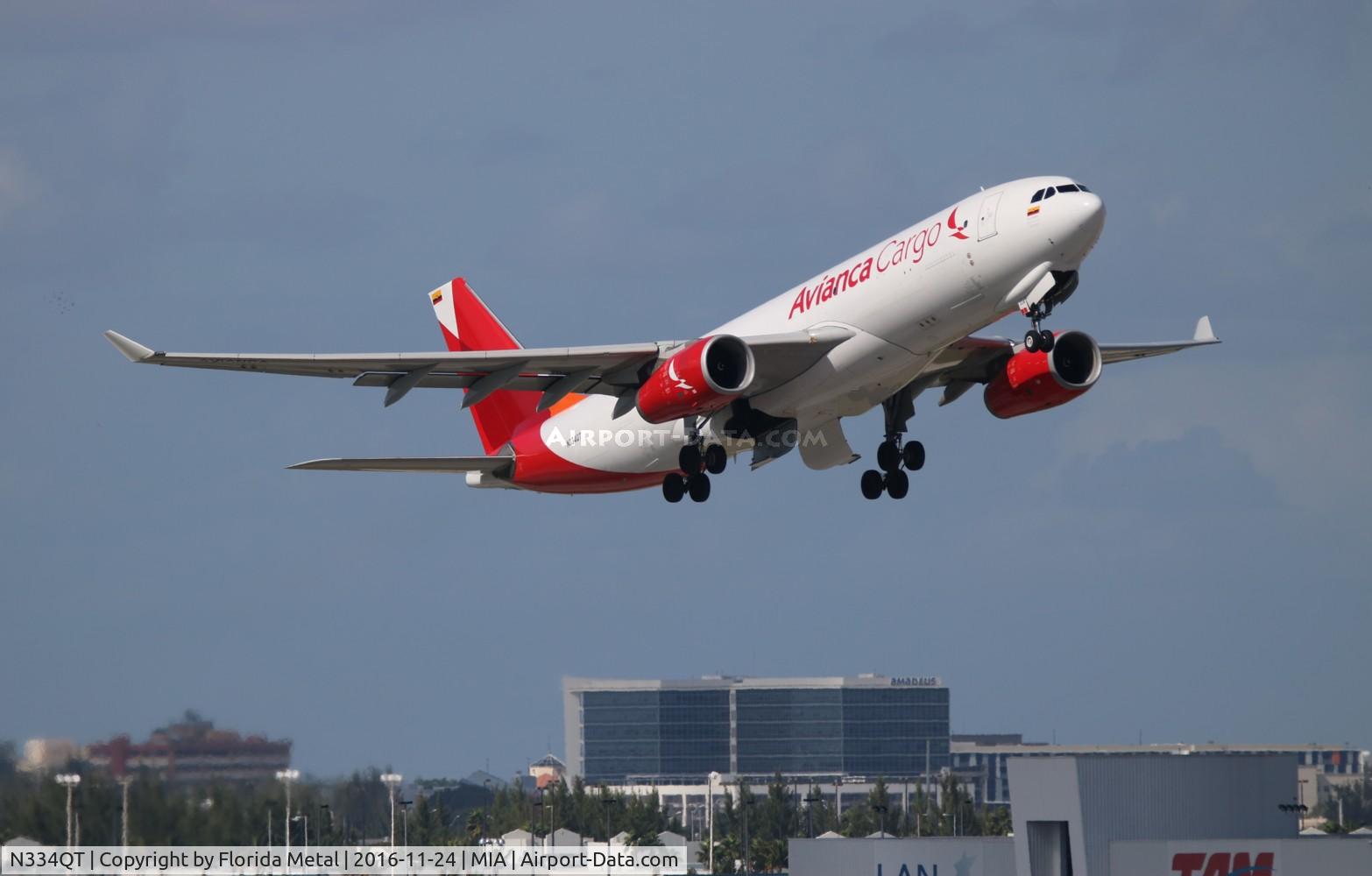 N334QT, 2013 Airbus A330-243F C/N 1448, Avianca Cargo