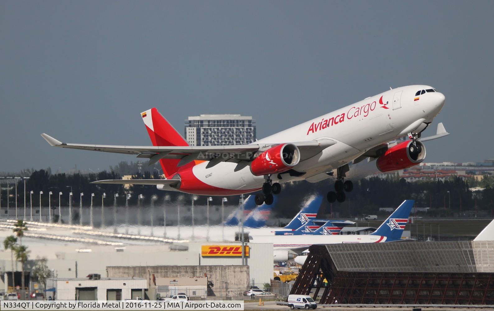 N334QT, 2013 Airbus A330-243F C/N 1448, Avianca Cargo