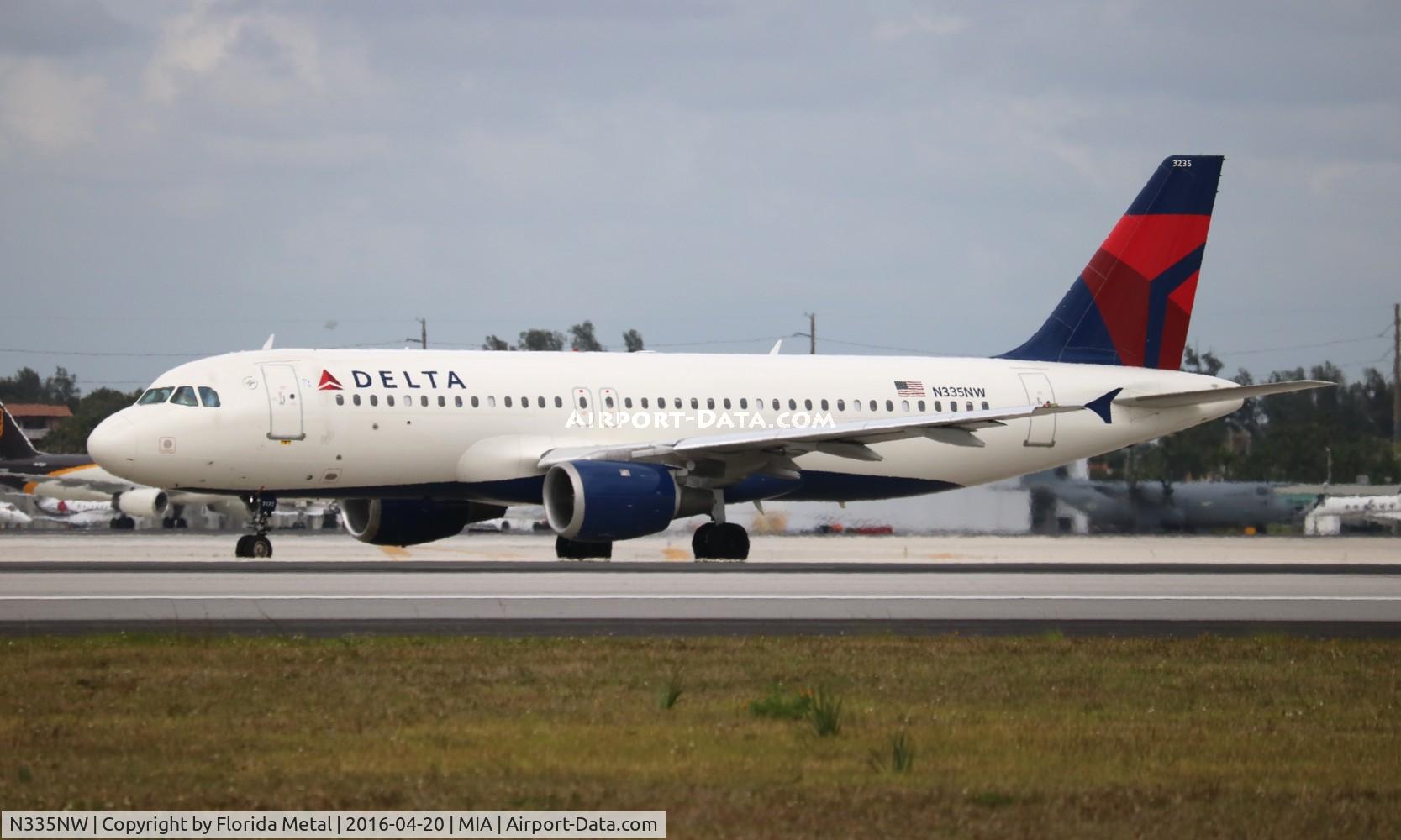 N335NW, 1992 Airbus A320-212 C/N 340, Delta